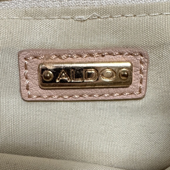 ALDO Quilted Chain Strap Tote Bag – Beige, White & Blush - Picture 2 of 7